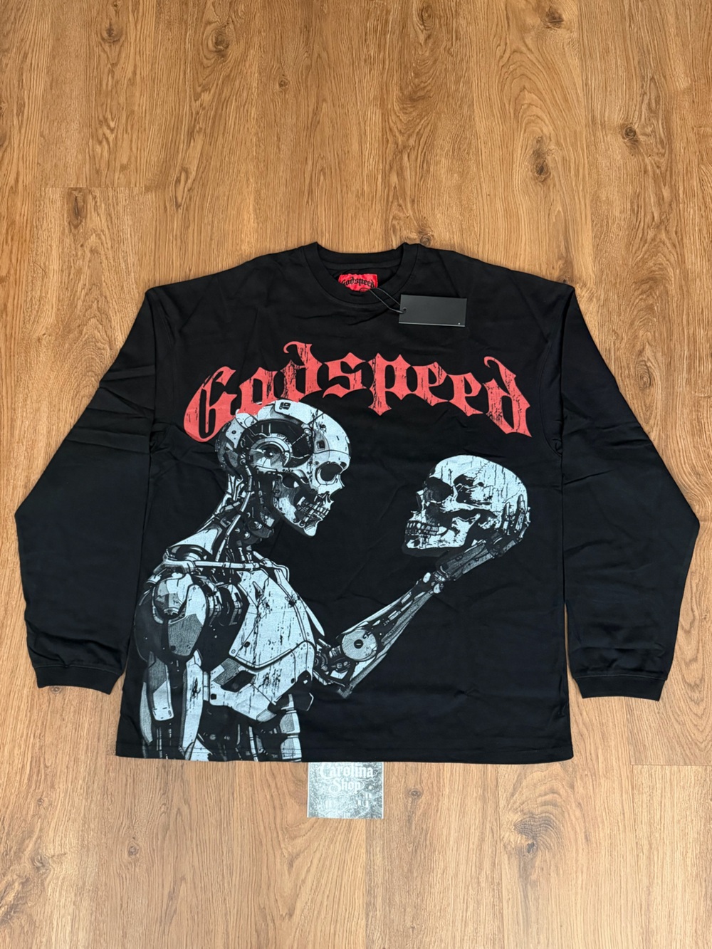Godspeed Mankind vs AI Long Sleeves Graphic Tee Black 🤖 🖤